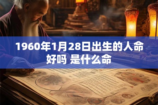 1960年1月28日出生的人命好吗 是什么命