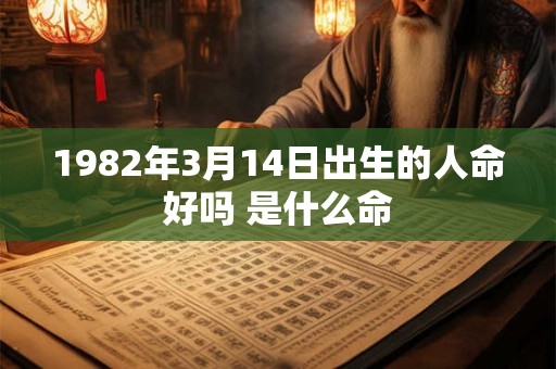 1982年3月14日出生的人命好吗 是什么命