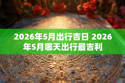 2026年5月出行吉日 2026年5月哪天出行最吉利