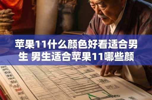 苹果11什么颜色好看适合男生 男生适合苹果11哪些颜色 苹果11什么颜色好看适合男生 男生适合苹果11哪些颜色