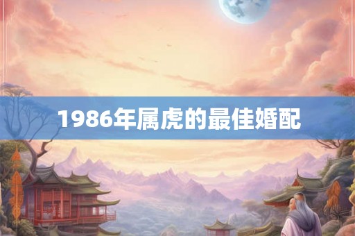 1986年属虎的最佳婚配