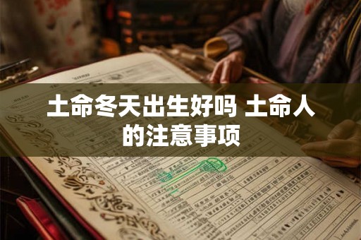 土命冬天出生好吗 土命人的注意事项