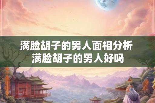 满脸胡子的男人面相分析 满脸胡子的男人好吗 满脸胡子的男人面相分析 满脸胡子的男人好吗