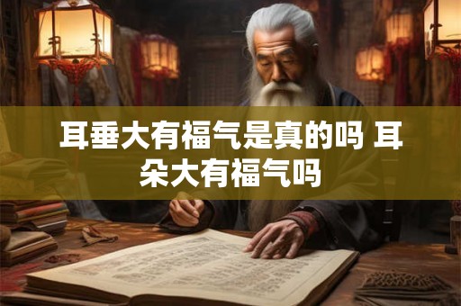 耳垂大有福气是真的吗 耳朵大有福气吗