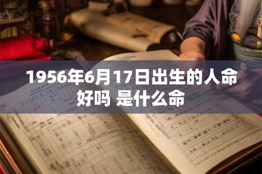1956年6月17日出生的人命好吗 是什么命