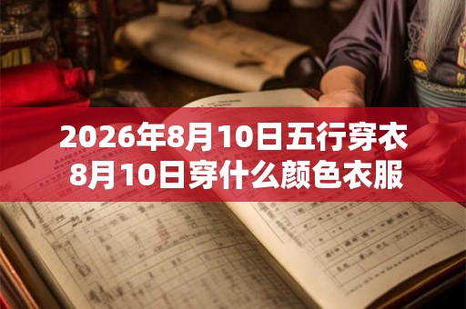 2026年8月10日五行穿衣 8月10日穿什么颜色衣服