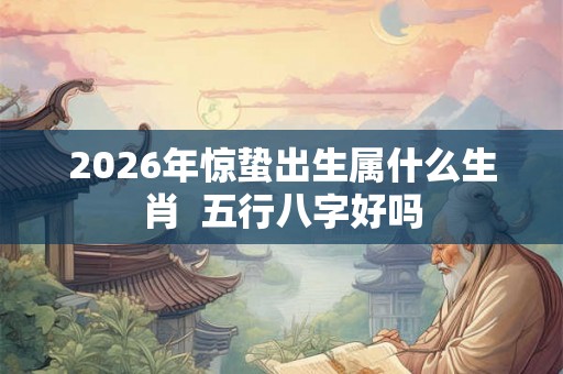 2026年惊蛰出生属什么生肖  五行八字好吗