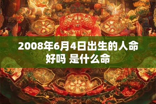 2008年6月4日出生的人命好吗 是什么命