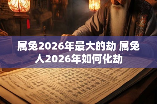 属兔2026年最大的劫 属兔人2026年如何化劫