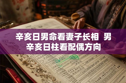 辛亥日男命看妻子长相  男辛亥日柱看配偶方向