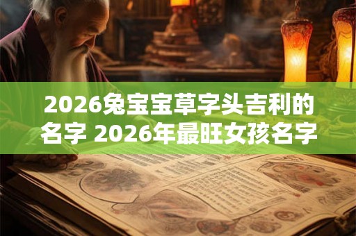 2026兔宝宝草字头吉利的名字 2026年最旺女孩名字 2026兔宝宝草字头吉利的名字 2026年最旺女孩名字