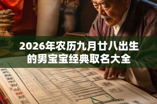 2026年农历九月廿八出生的男宝宝经典取名大全 2026年农历九月廿八出生的男宝宝经典取名大全