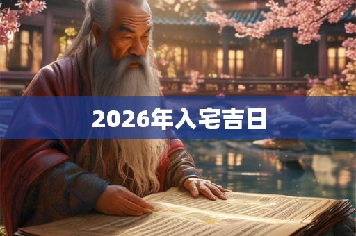 2026年入宅吉日