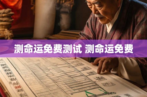测命运免费测试 测命运免费 测命运免费测试 测命运免费