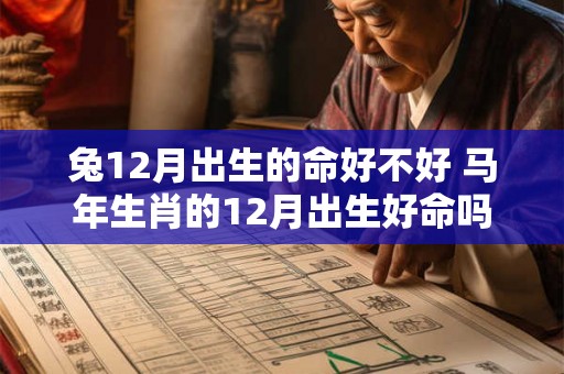 兔12月出生的命好不好 马年生肖的12月出生好命吗