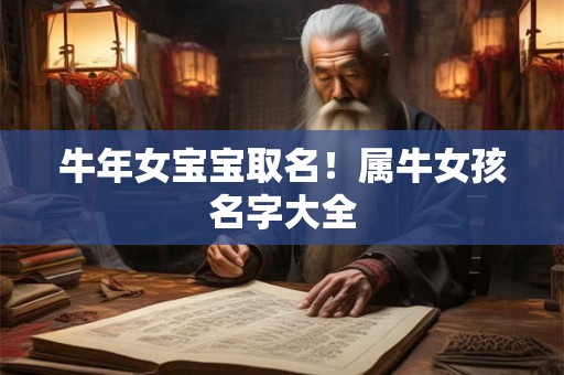 牛年女宝宝取名！属牛女孩名字大全
