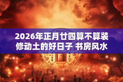 2026年正月廿四算不算装修动土的好日子 书房风水