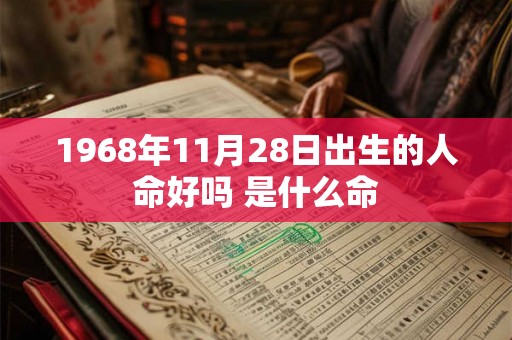 1968年11月28日出生的人命好吗 是什么命 1968年11月28日出生的人命好吗 是什么命