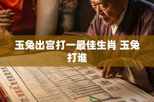 玉兔出宫打一最佳生肖 玉兔打谁