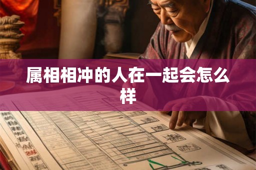 属相相冲的人在一起会怎么样