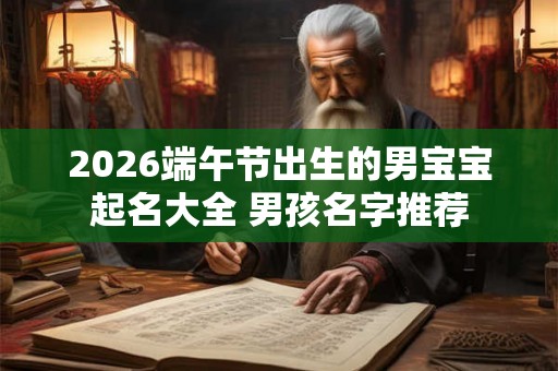 2026端午节出生的男宝宝起名大全 男孩名字推荐 2026端午节出生的男宝宝起名大全 男孩名字推荐