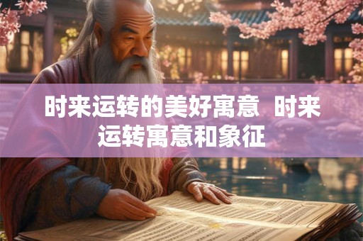 时来运转的美好寓意  时来运转寓意和象征