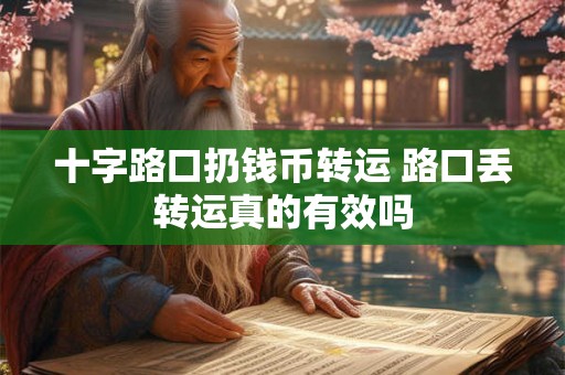 十字路口扔钱币转运 路口丢转运真的有效吗 十字路口扔钱币转运 路口丢转运真的有效吗