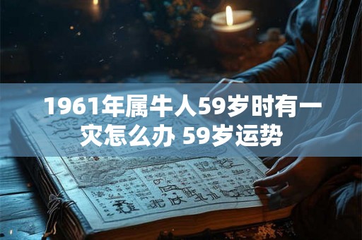 1961年属牛人59岁时有一灾怎么办 59岁运势