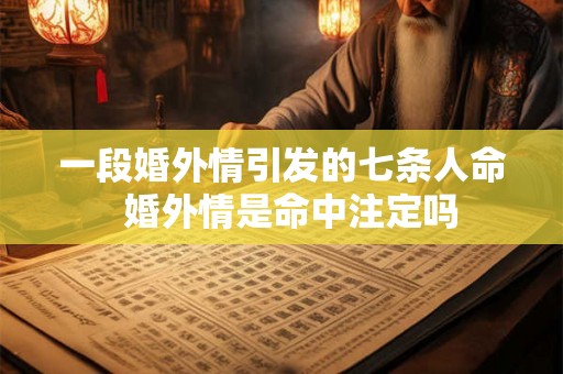 一段婚外情引发的七条人命  婚外情是命中注定吗