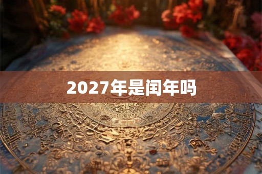 2027年是闰年吗 2027年是闰年吗