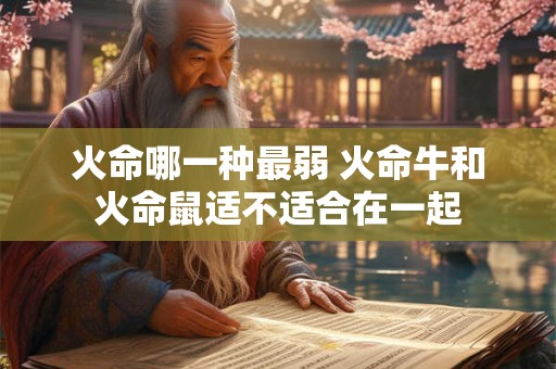 火命哪一种最弱 火命牛和火命鼠适不适合在一起