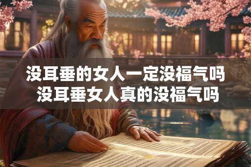 没耳垂的女人一定没福气吗 没耳垂女人真的没福气吗
