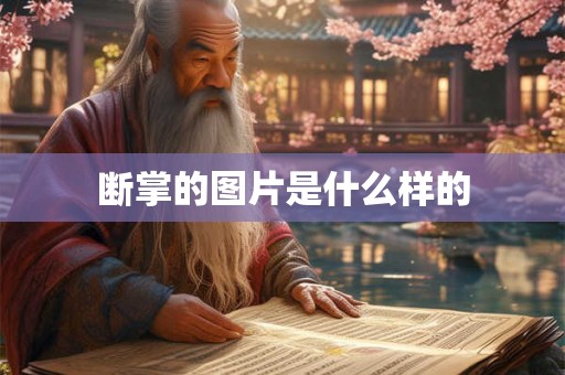 断掌的图片是什么样的