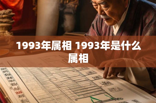 1993年属相 1993年是什么属相