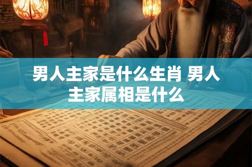 男人主家是什么生肖 男人主家属相是什么