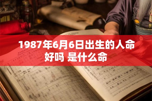 1987年6月6日出生的人命好吗 是什么命