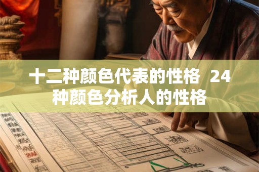 十二种颜色代表的性格  24种颜色分析人的性格