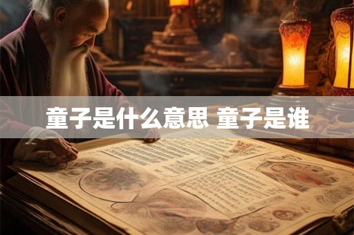 童子是什么意思 童子是谁