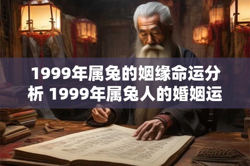 1999年属兔的姻缘命运分析 1999年属兔人的婚姻运势如何 1999年属兔的姻缘命运分析 1999年属兔人的婚姻运势如何