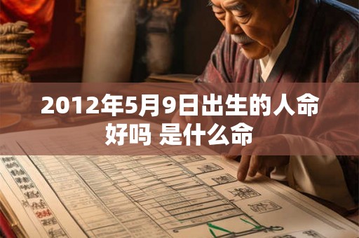 2012年5月9日出生的人命好吗 是什么命
