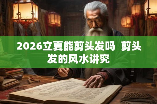 2026立夏能剪头发吗  剪头发的风水讲究