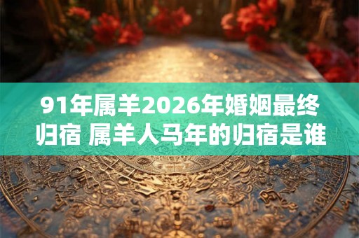 91年属羊2026年婚姻最终归宿 属羊人马年的归宿是谁 91年属羊2026年婚姻最终归宿 属羊人马年的归宿是谁
