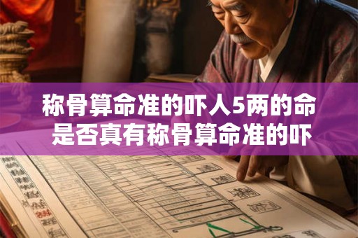 称骨算命准的吓人5两的命 是否真有称骨算命准的吓人5两的命这种说法