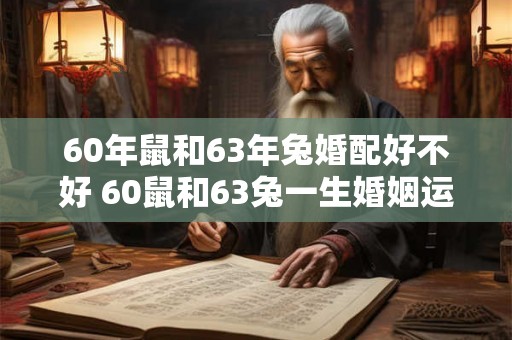 60年鼠和63年兔婚配好不好 60鼠和63兔一生婚姻运势如何