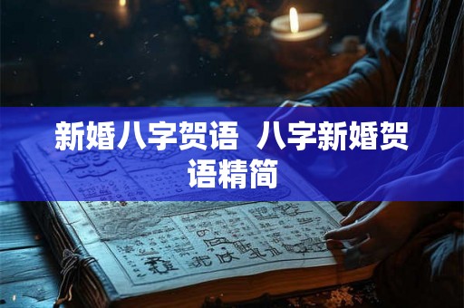 新婚八字贺语 八字新婚贺语精简 新婚八字贺语 八字新婚贺语精简