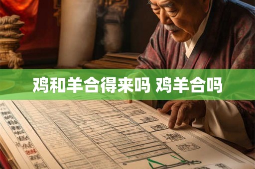 鸡和羊合得来吗 鸡羊合吗