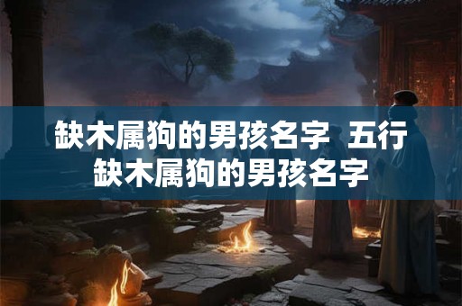 缺木属狗的男孩名字  五行缺木属狗的男孩名字
