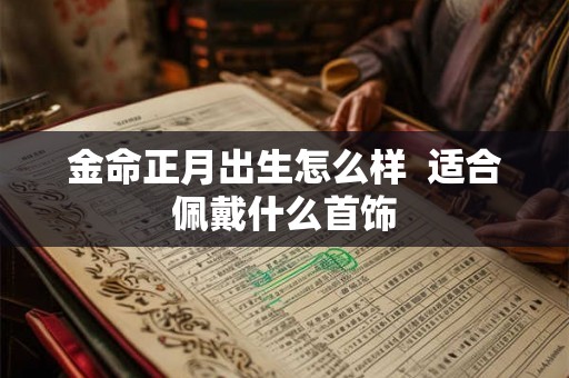 金命正月出生怎么样  适合佩戴什么首饰