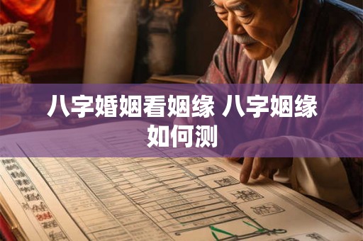 八字婚姻看姻缘 八字姻缘如何测 八字婚姻看姻缘 八字姻缘如何测