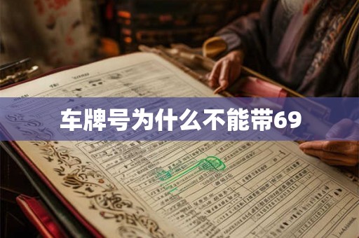 车牌号为什么不能带69 车牌号为什么不能带69